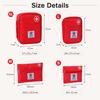 Portable First Aid Storage Bag Oxford Cloth Medicine Organizer Pouch With Zipper Compartments For Home Travel Outdoor Daily Use Small Items