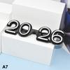 2026 Number Eyeglasses 2026 Happy  Year Glasses Diamond Glitter Sunglasses Cosplay Prop Xmas Party Decoration Funny Glasses