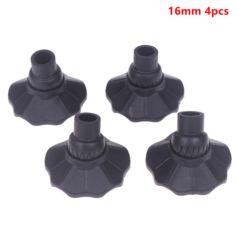 4Pcs 13Mm 15Mm 16Mm Camping Stool Leg Cap Plastic Non-Slip Outdoor Chair Foot Cover Adjustable Fishing Chair Leg Mat Accessory