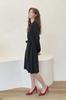 Jeiol Black Wrap Dress