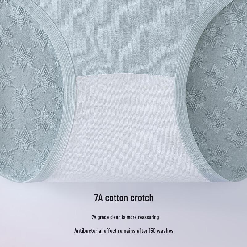 GRACEWELL Women's High-Waist Tummy Control Seamless Cotton Underwear