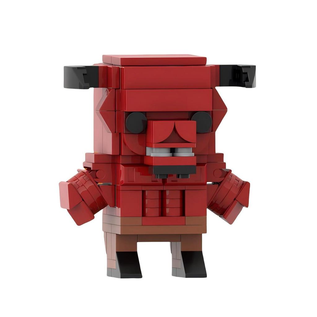 Building Blocks MOC Peripheral Toys Doom Collection Character Brickhead Series Puzzle Boy