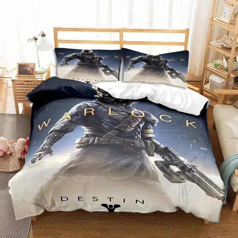 Game Destiny Bedding Set Boys Girls Twin Queen Size Duvet Cover Pillowcase Bed Kids Adult Fashion Home Textileextile
