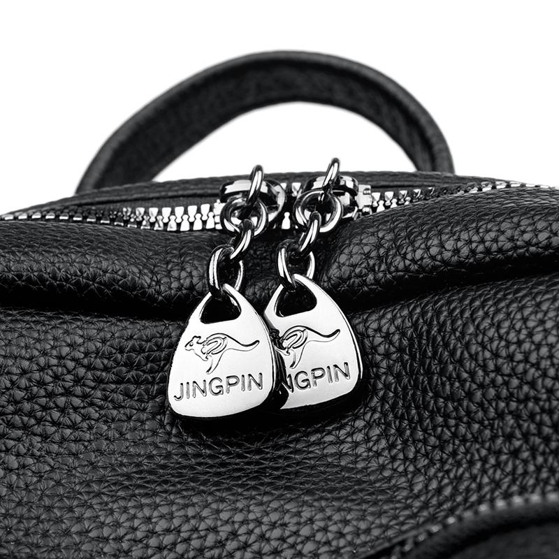 Chic PU Backpack for Women – Vintage-Style Design with Multiple Pockets and Adjustable Straps, Perfect for Daily Use and Travel