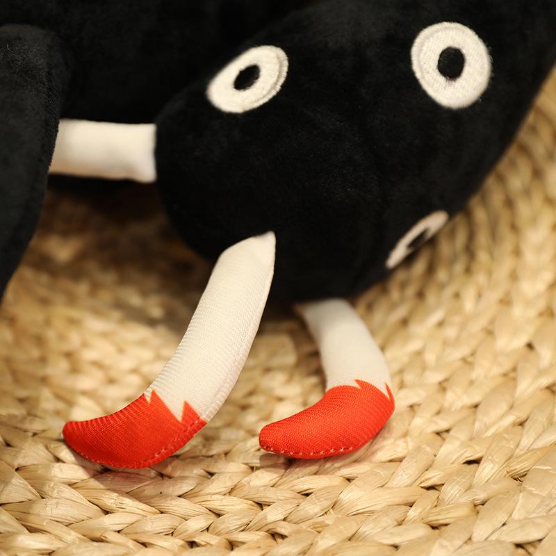 Poppy Playtime Killy Willy Plush Toy Cartoon Black Spider Stuffed Toy Birthday Gift