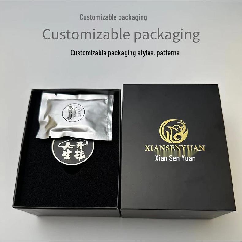 High-End Zinc Alloy Car Vent Aromatherapy Perfume - Life Motto Series