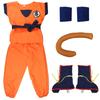 Kids Anime Son Goku Cosplay Costumes Krillin Training Clothes Superhero Outfits with Super Saiyan Wig Comic Con Party Costume