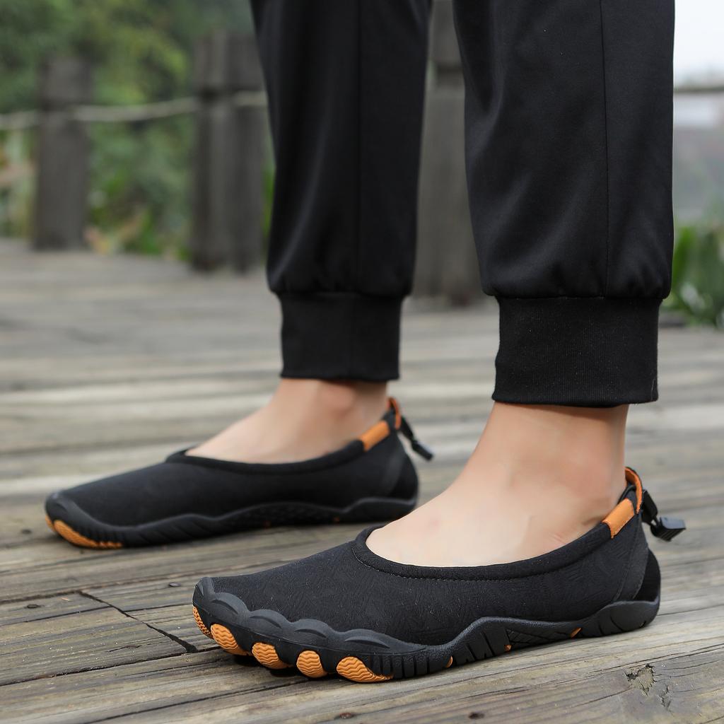 Spring and summer boat-type swimming shoes men's creek shoes beach breathable and quick-drying five-finger wading shoes women's non-slip soles