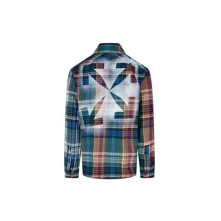 OFF WHITE Check Flannel Shirt OMGA133E20FAB0014510