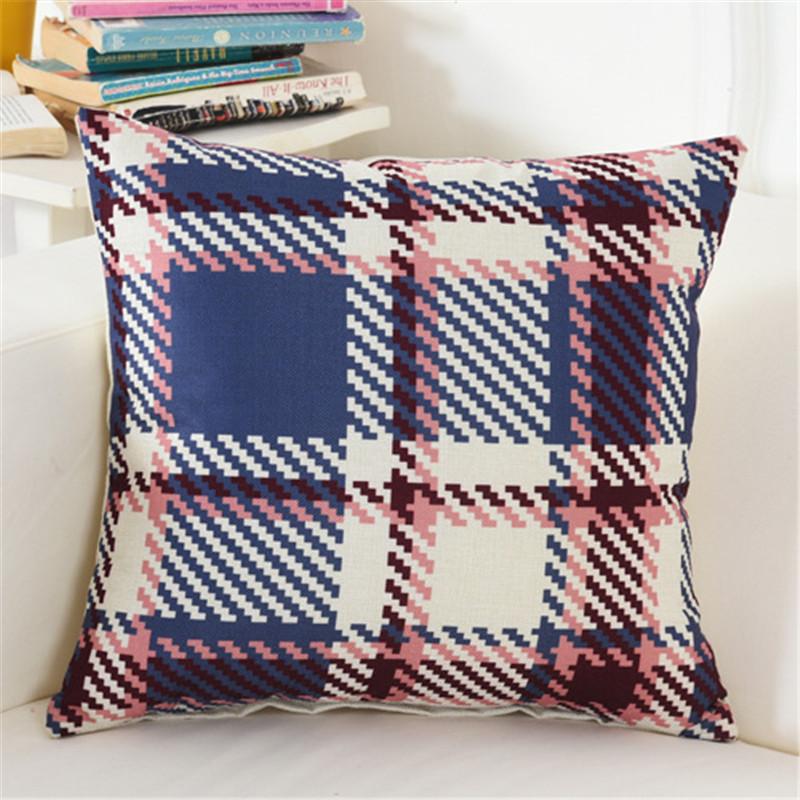 

45x45см Винтажный Геометрический Чехол для Подушки Хлопок Лен Дом Гостиная Спальня Декоративная Наволочка 45x45cm