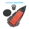 For Zontes ZT368G 368G 368 G Motorcycle Engine Air Filter Drive Element Oil Filter Intake Cleaner Accessories