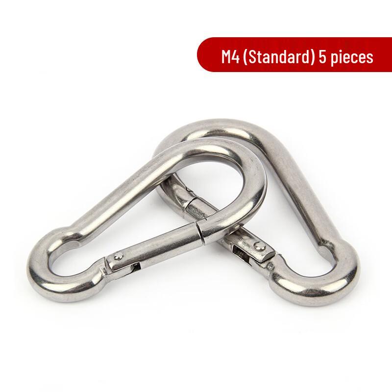 304 Stainless Steel Pear-Shaped Spring Buckle M4 Standard