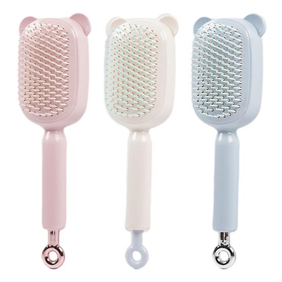 Retractable Self-Cleaning Hair Brush Scalp Massage Anti-static Air Cushion Comb Portable Travel Men Women Hair Detangling Styling Brush
