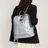 Women's Snake Print PU Leather Backpack, Convertible 3-Way Shoulder Handbag, Lightweight Casual Travel Daypack Purse
