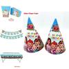 Colorful Kids Birthday Party Supplies Featuring Joyful Plates And Happy Banners