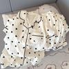 Cotton Sleepwear Set Women Summer Thin Short Sleeve Shorts Comfortable Home Wear For Relaxing