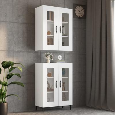 Vidaxl Wall Cabinet, White, 69.5X34X90 Cm