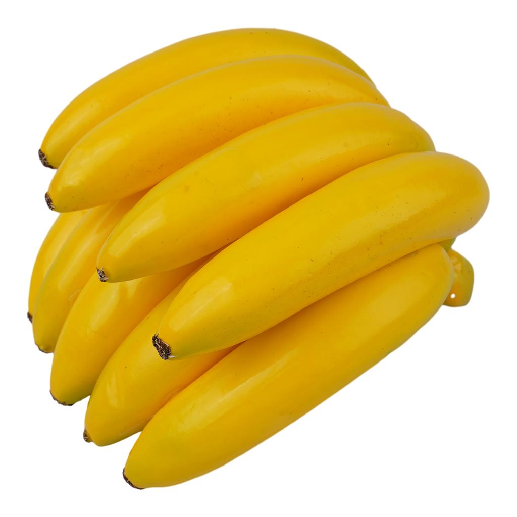 1/3/5/7/9 Heads Artificial Banana Decorative Plastic Fake Fruit Realistic Display Simulated Banana For Wedding Christmas Decor