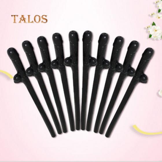 10Pcs/Set Penis Drinking Straws Hens Night Bachelorette Party Favors Decors Decoration