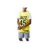 Nike NBA Team Logo Print Jersey Tank Fan Edition 22-23 Season Mitchell No. 45 Unisex Tops Yellow DN2024-729