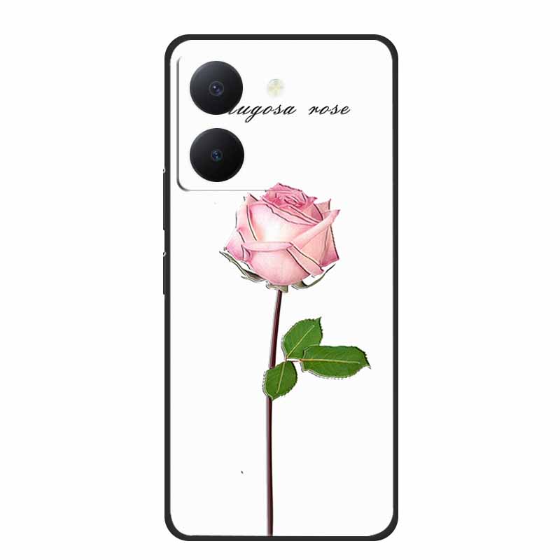 3D Emboss Case For Vivo Y27s Phone Case Relief Black Silicone Soft Back Cover Coque Funda For Vivo Y27s Case Y 27 s Capas 6.64"