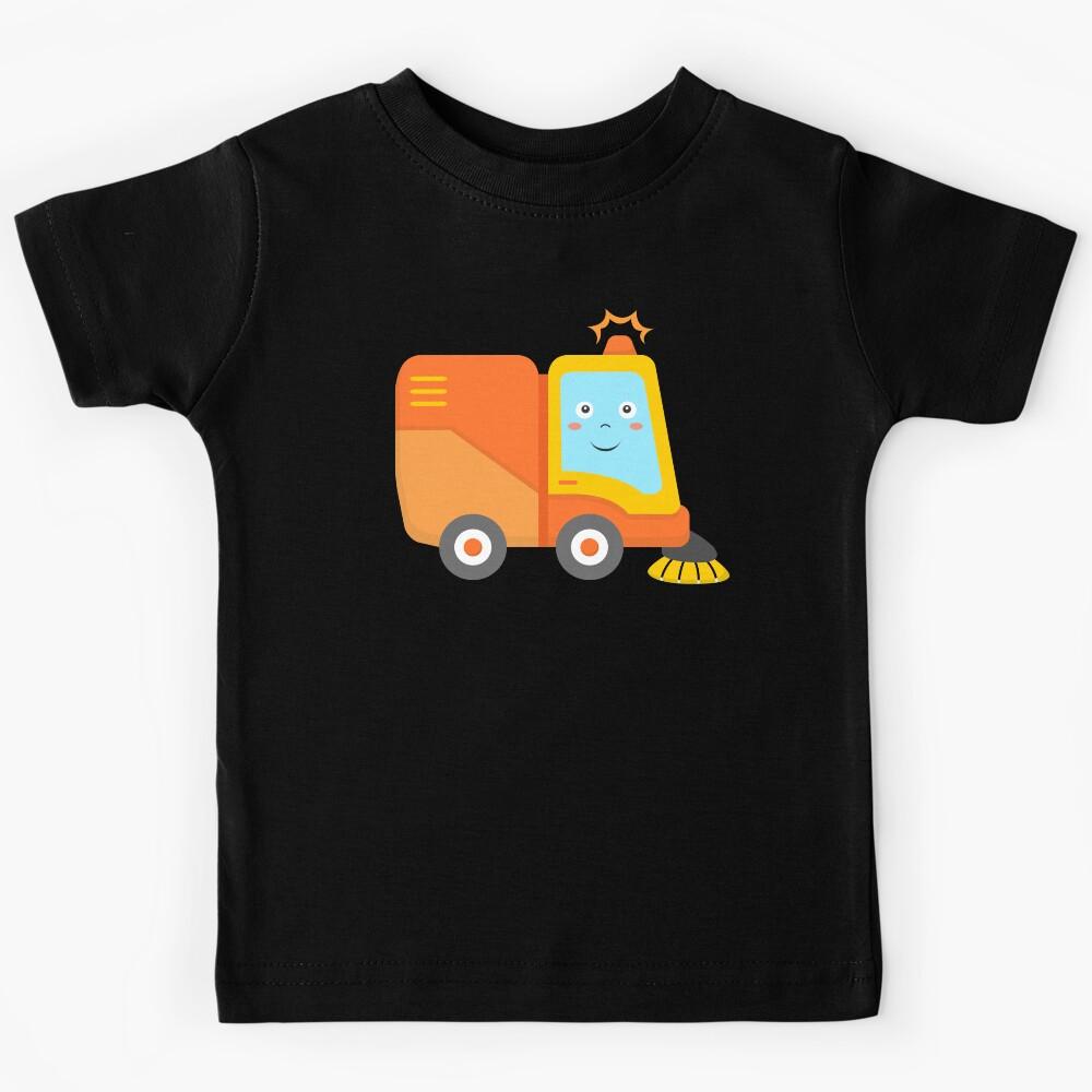 Kids Street Sweeper Road Cleaning Truck Kids T-Shirt 130