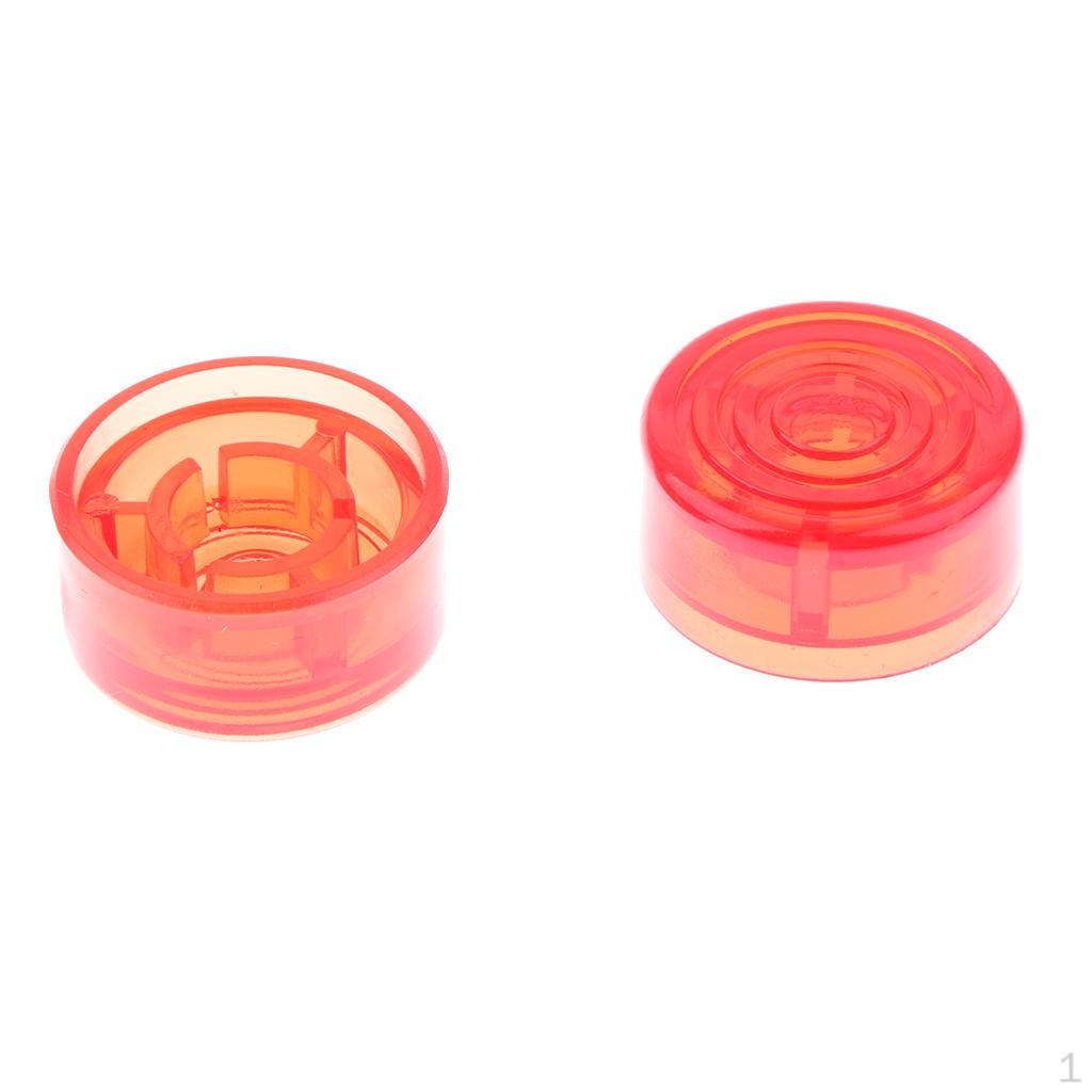2 Pieces Footswitch Topper Guitar Effect Pedal Knob for Effects