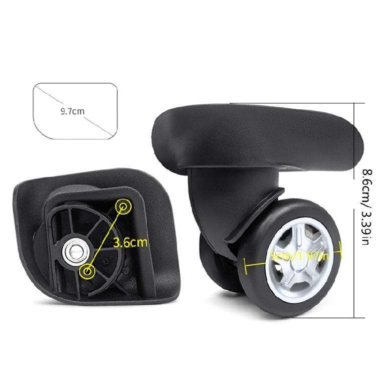 Replacement Luggage Box Wheels 360 Degree Spinner Repair Kit Heavy Duty Wheels