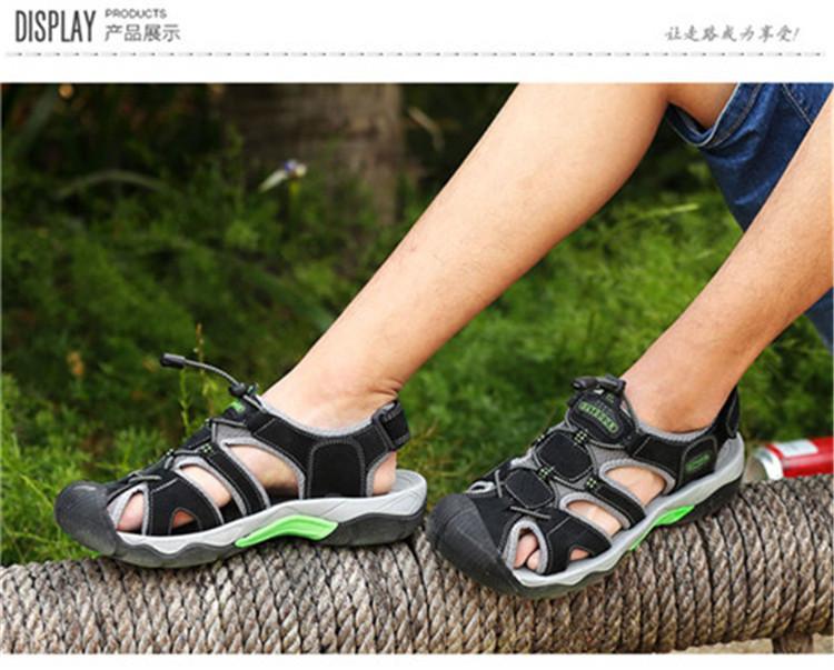 Fashion Large size men's summer casual sandals outdoor creek shoes casual breathable wear-resistant men's beach shoes sandals39-46