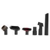 Kit de Cepillo de Cabezal de Succión para Accesorios de Aspiradora de 6 Piezas/Set Apto para Diámetro Interior de 32 mm a 35 mm