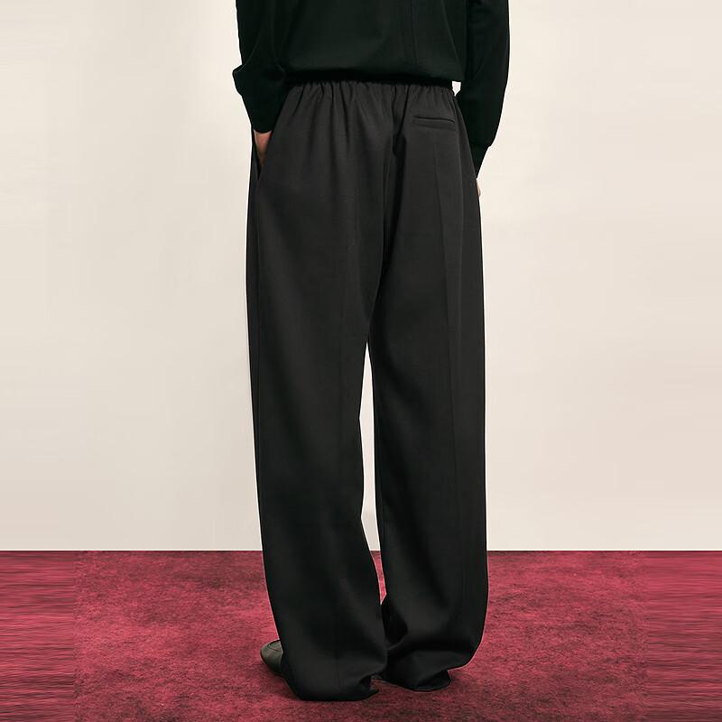 CROQUIS Men's 2025 Autumn Loose Wide-Leg Casual Trousers 9P9E12080