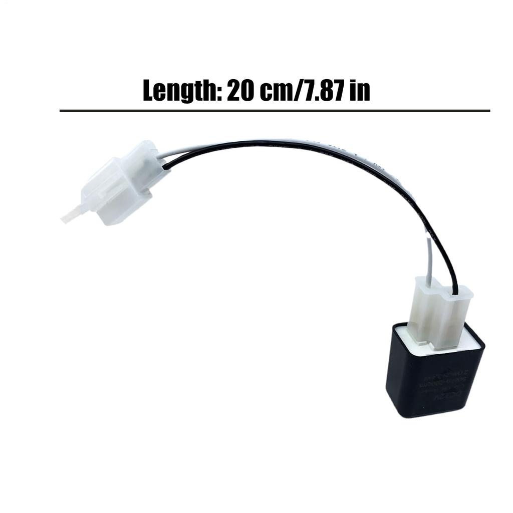Blinkrelais, LED Blinkerrelais, LED Motorradrelais-Adapter, 12 V 2 Pins,