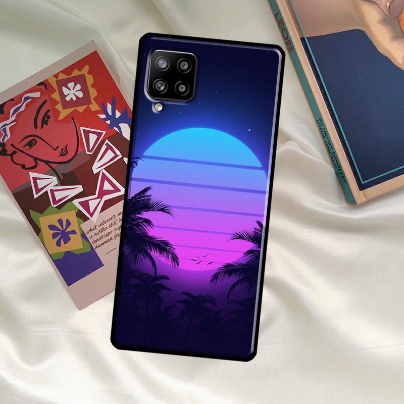 Synthwave Retro 80er Neon Hülle Für Samsung Galaxy A52 A32 A12 A33 A06 A16 A26 A36 A56 A15 A53 A13 A34 A54 A14 A35 A55