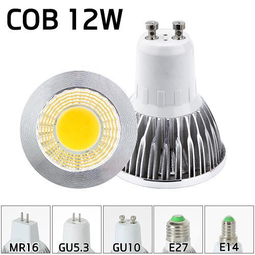 10PC Led Bulb Spotlight MR16 GU10 E27 E14 Spot Lamp 2835 SMD Lampada GU5.3 220V 110V 12V COB Bulb 3W 9W 12W 15W For Home Decor