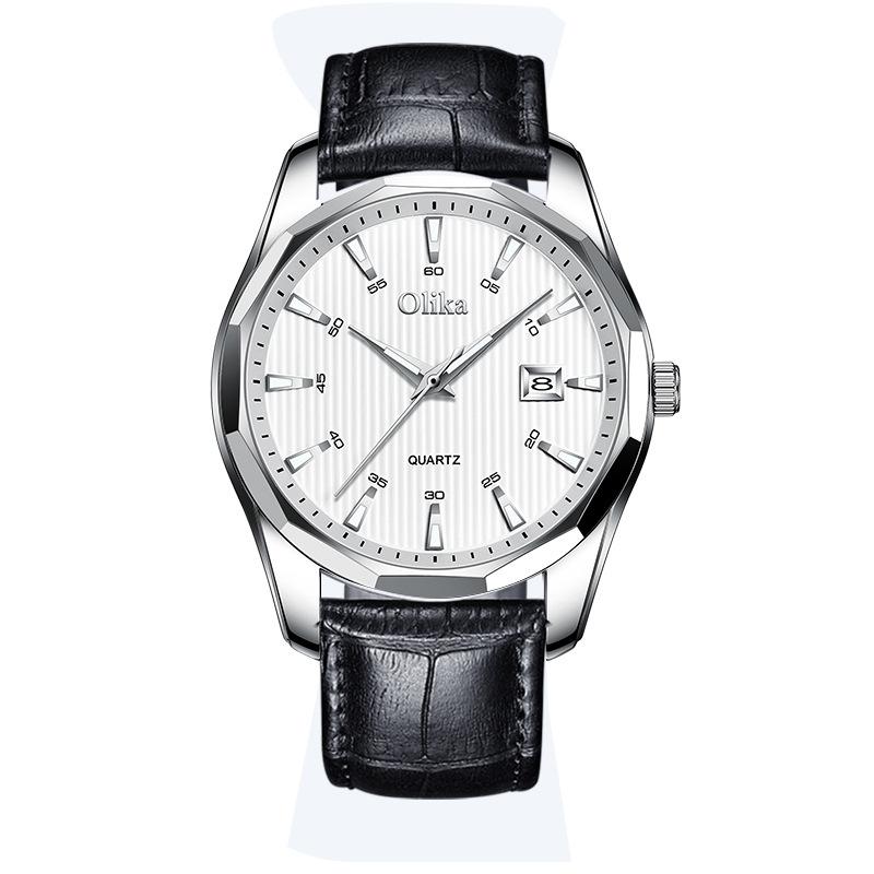 New Top Brand Business Watch Men's Waterproof Steel Band Watch Luminous Multifunctional Automatic Quartz Watch for Men