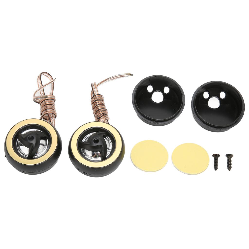 2 Stück 150W Kalottenhochtöner 4 Ohm Eingebaute Kondensatoren Lautsprecher für Alle Auto-Audiosysteme