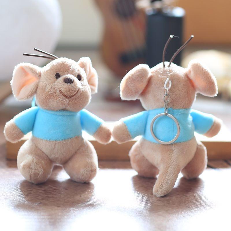 Kangaroo Disney Roo Plush Toy Keychain Pp Cotton Fill Backpack Decor Teens For