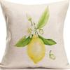 New Nordic Linen Pillowcase Summer Fruit Print Pillowcase Sofa Cushion Cover Home Furnishing