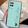 Personalised Custom Name Pastel Tones Case For OPPO A17 A57 A96 A76 A16 A18 A58 A78 A98 A74 A94 A5 A9 A52 A72 A15 A93 A53 A54 S