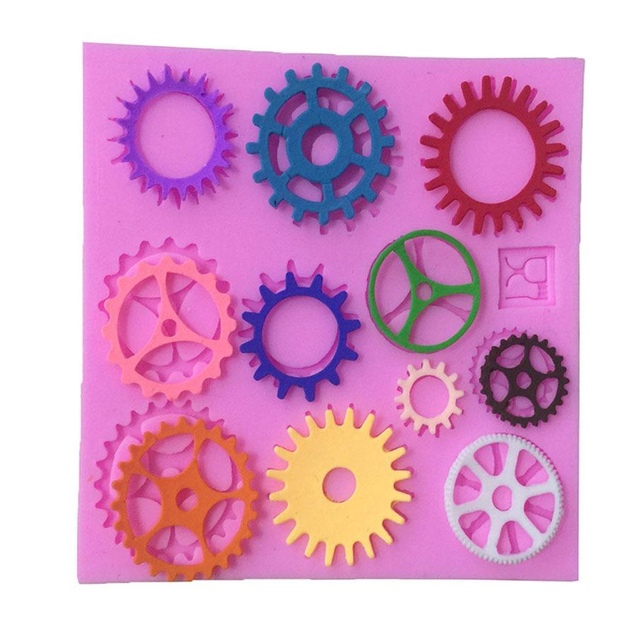 1Pc Cartoon Cute Cake Mould Baby Shower Party 3D Silicone Fondant Cookie Chocolate Mold for DIY Cake Decorating Tools