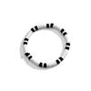 Bohemian Style Versatile Black and White Patchwork Soft Clay Bracelet Simple Geometric Men's Bracelet