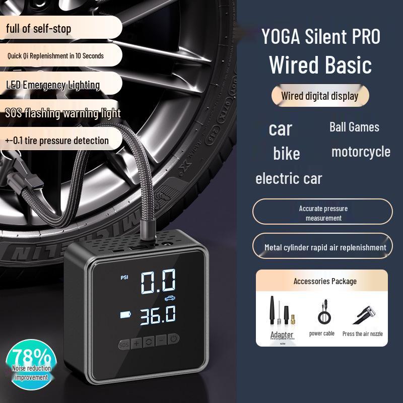 

Портативный электрический насос высокого давления для накачивания шин автомобилей