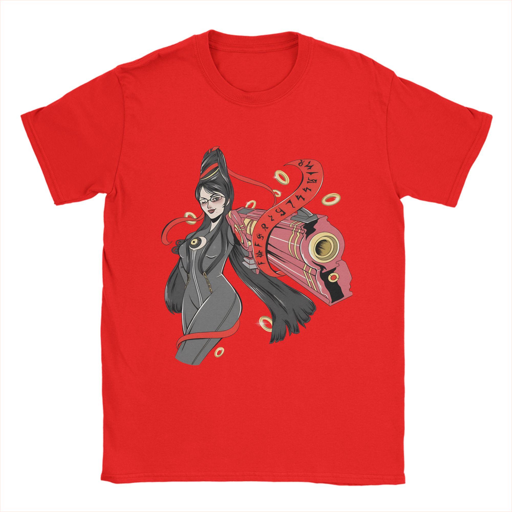 

Bayonetta TShirt Couple Y2K Funny Cotton TShirts Summer ONeck Harajuku Tee Shirt Casual Oversized Clothing S