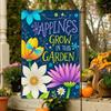 Easy Install Thanksgiving Yard Flag Fall Outdoor Decoration with Waterproof Sun Resistant Fabric Outdoor Hanging Flags