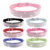 Honden Halsband Strass Hondenhalsband Naamplaatje met Tekst Hondenhalsband Anti-verlies Afneembare Bloem Kat Sjaal