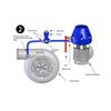 High Quality Modified Turbo Boost Controller Regulating Gauge Universal Auto Pressurize Adjustable Petrol Red Blue White Black