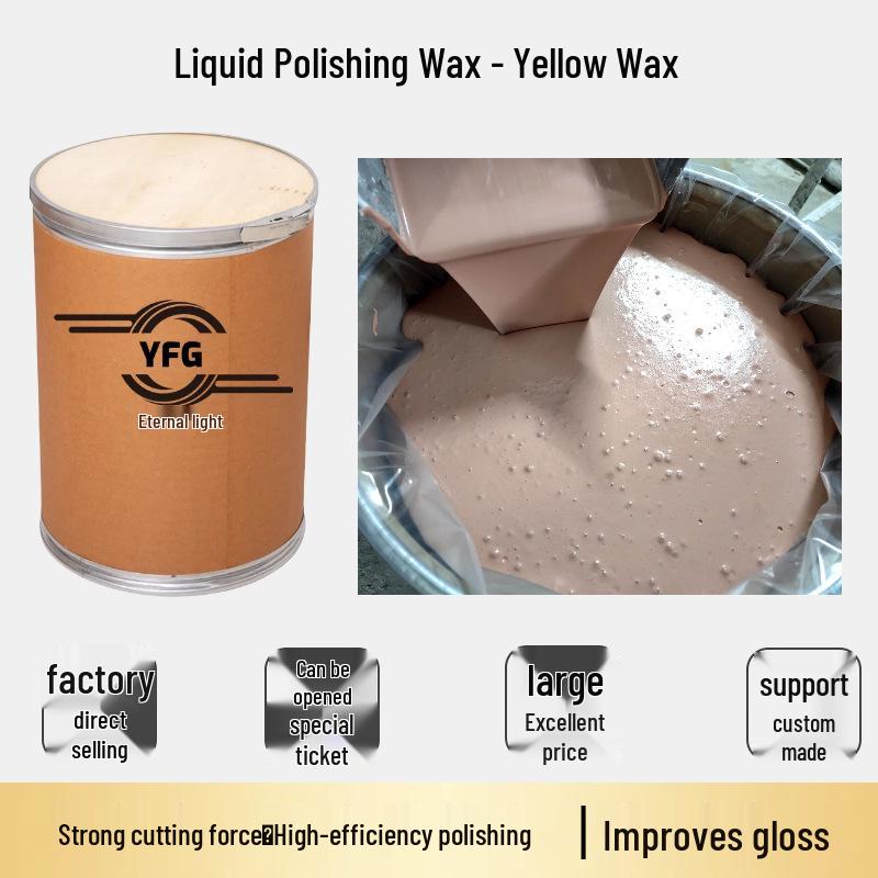 Stainless Steel Polishing Liquid Wax - Coarse, Medium, Fine, and Mirror Finishes