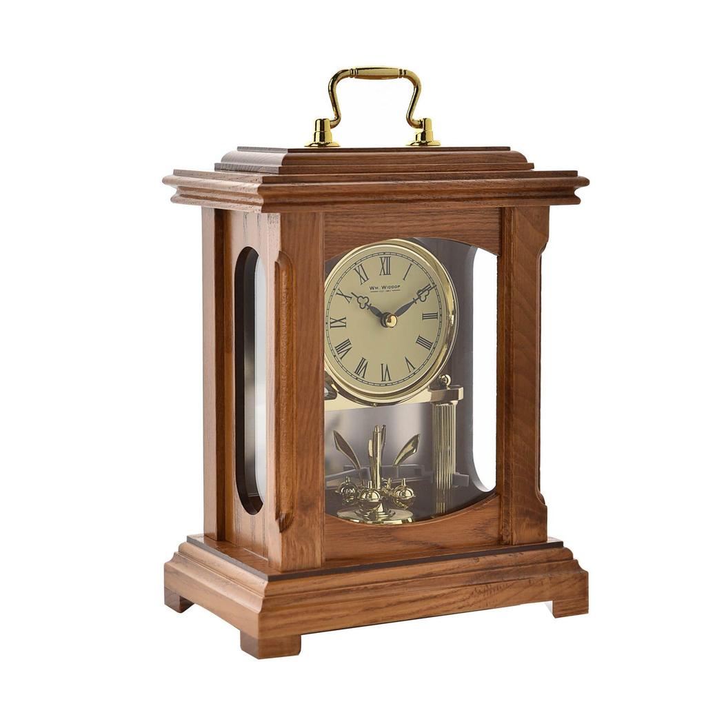 William Widdop Wood Mantel Clock