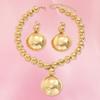 New Accessories Exaggerated Geometric Cyberwind Beads Necklace Jewelry Simple Beaded Neck Chain Choker Female