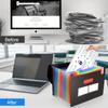 1PC 13 Pockets Accordions Bag Portable A4 Expanding File Folder Rainbow Organizer Filing Box Paper Bill Receipt Document Holder
